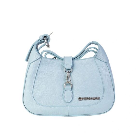 Persaman New York Genuine Italian Leather Bag, Brittany in Blue, NWT - Picture 2 of 11